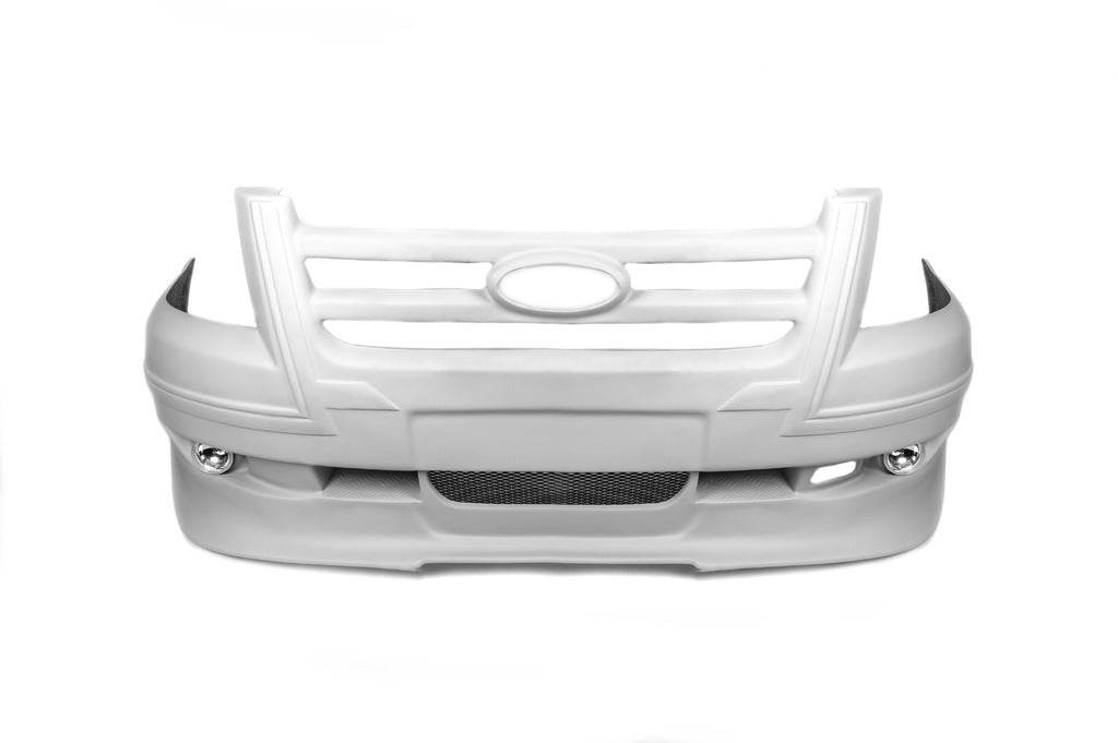 Front bumper trim (2006-2014, with grille) for Ford Transit 2000-2014 - Reelken Auto