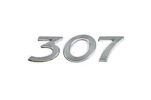 Emblem 307 (105mm x 30mm) for Peugeot 307 2001-2008 - image 1