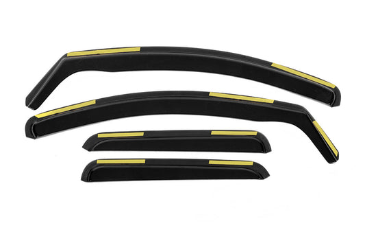 In-Channel Wind Deflectors Niken Luxury (4 pcs) for Renault Duster 2018-2024 - image 1