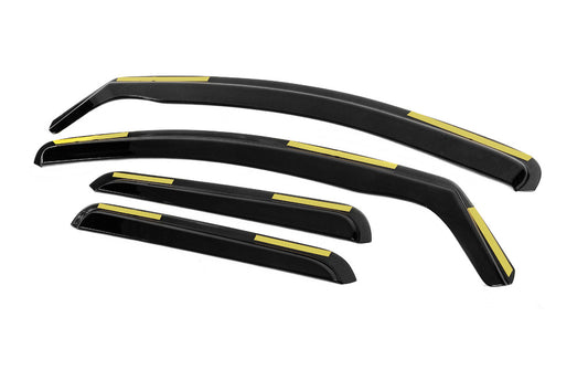 In-Channel Wind Deflectors Niken Luxury (4 pcs) for Renault Duster 2018-2024 - image 2