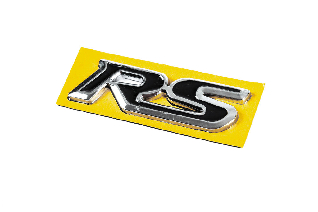 RS black emblem with chrome (95mm x 25mm) for Honda - image 2