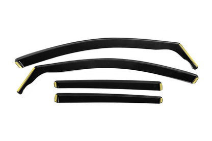 In-Channel Window Deflectors Niken Luxury (HB, 5 Door, 4 Pcs) for Volkswagen Golf 7/E-Golf 2012-2020 - image 1