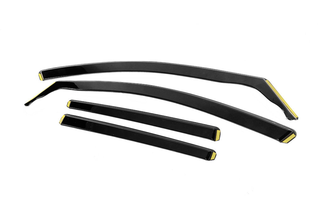 In-Channel Window Deflectors Niken Luxury (HB, 5 Door, 4 Pcs) for Volkswagen Golf 7/E-Golf 2012-2020 - image 2