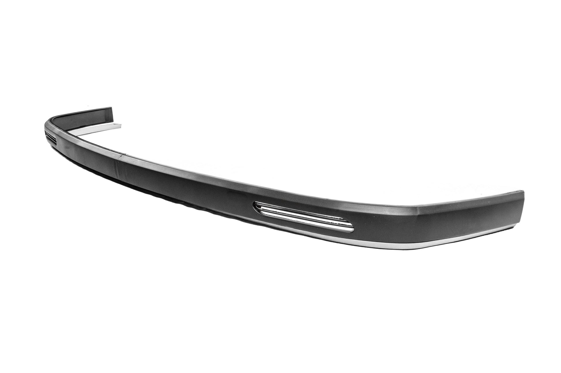 Universal Front Lip Spoiler DPT White V-1 (ABS, Gloss Black) - image 2
