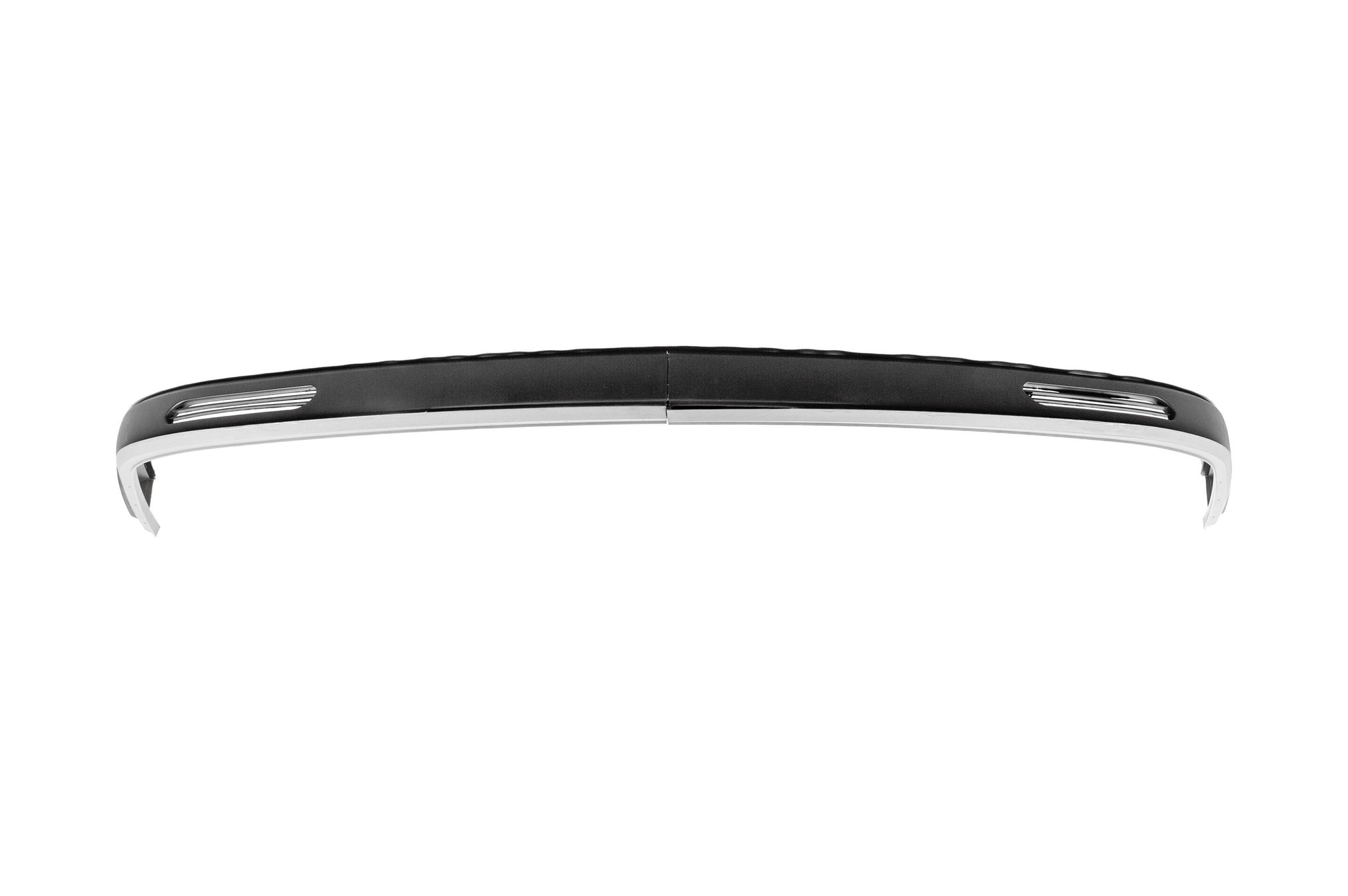 Universal Front Lip Spoiler DPT White V-1 (ABS, Gloss Black) - image 4