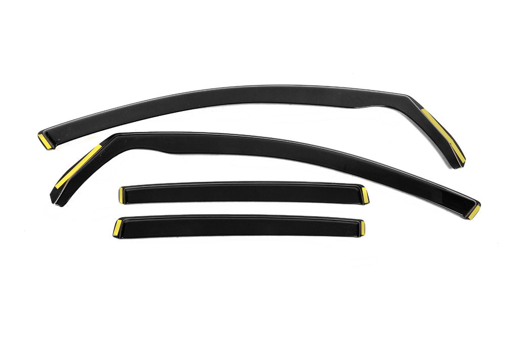 In-Channel Wind Deflectors Niken Luxury (HB, 4 pcs) for Volkswagen Golf 5 2003-2009 - image 1