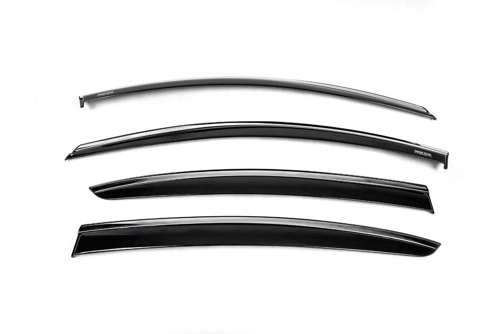 Window Deflectors with Chrome Trim SD (4 pcs, Niken) for Renault Megane IV 2016-2025 - image 2