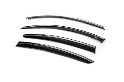 SD chrome windbreakers (4 pcs, Niken) for Renault Megane IV 2016-2025 - Reelken Auto