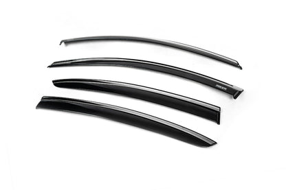 Window Deflectors with Chrome Trim SD (4 pcs, Niken) for Renault Megane IV 2016-2025 - image 1
