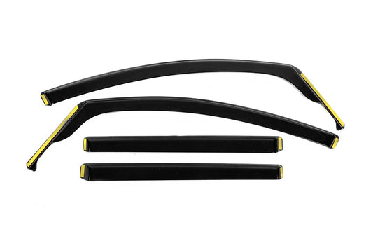In-Channel Wind Deflectors Niken Luxury (4 pcs) for Volkswagen Touran 2010-2015 - image 1