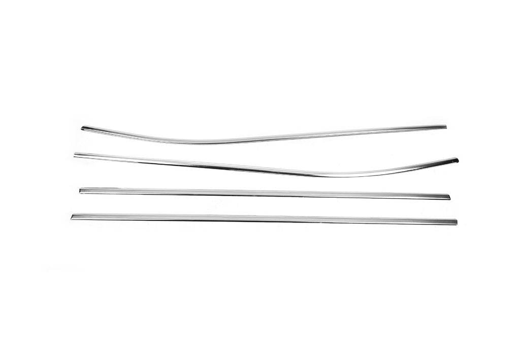 Lower edging (4 pcs., stainless steel) for Toyota Corolla 2013-2019 - Reelken Auto