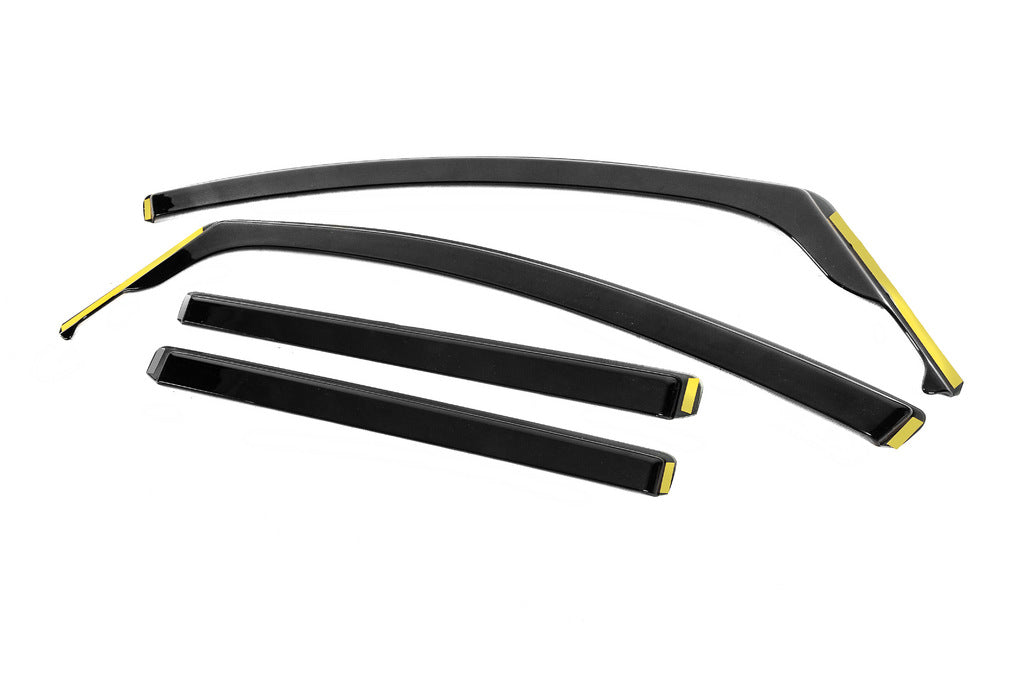 In-Channel Wind Deflectors Niken Luxury (4 pcs) for Volkswagen Touran 2010-2015 - image 2