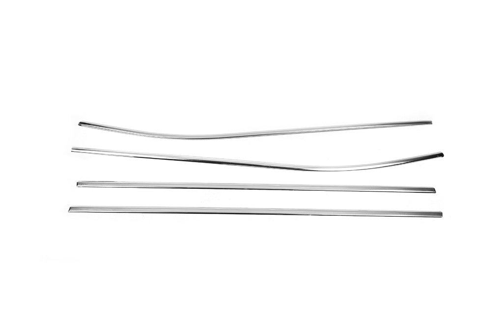 Lower Door Trim Chrome Covers (4 pcs, Stainless Steel) for Toyota Corolla 2013-2019 - image 3