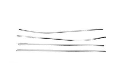 Lower Door Trim Chrome Covers (4 pcs, Stainless Steel) for Toyota Corolla 2013-2019 - image 3