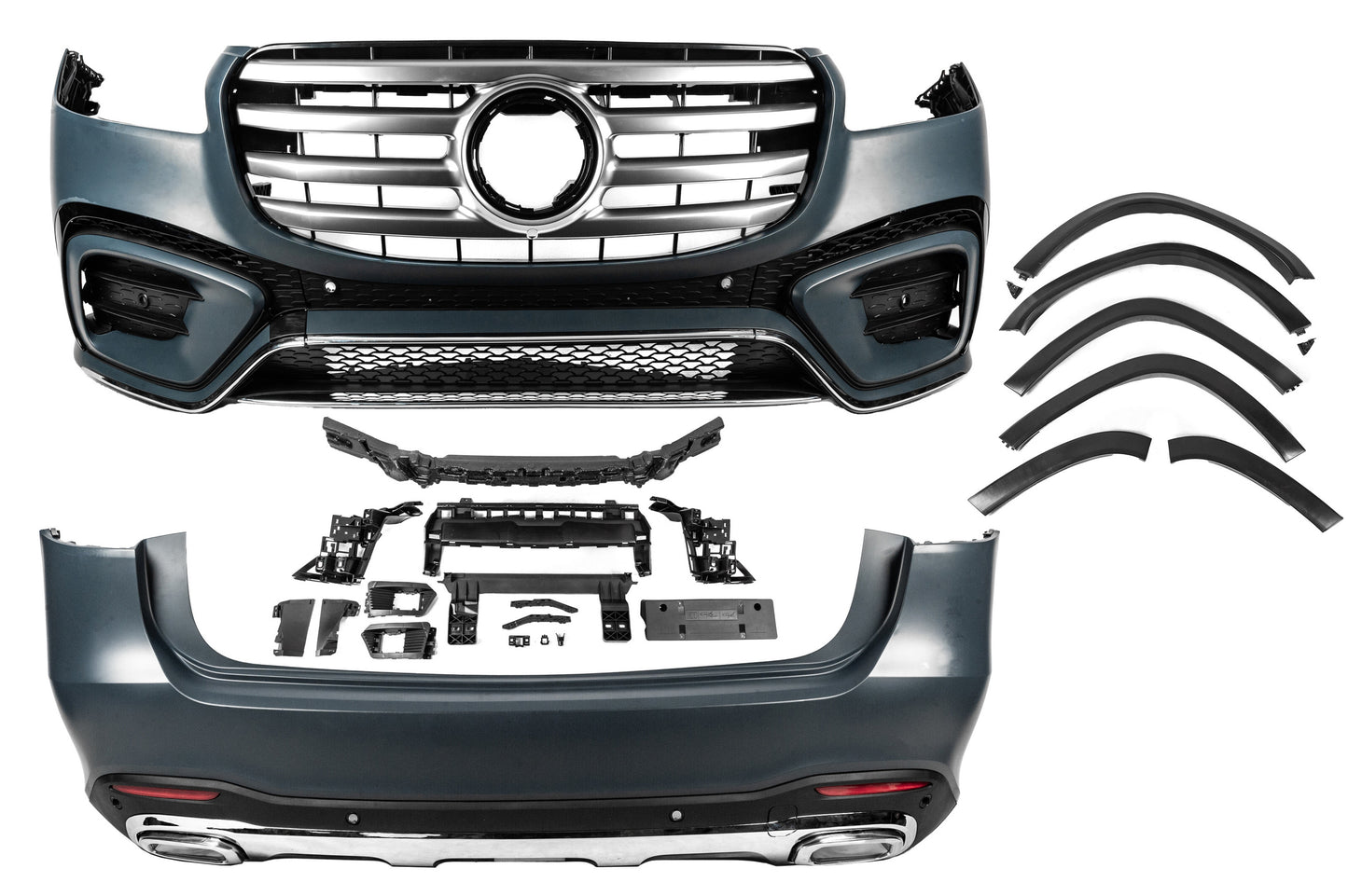 Facelift conversion kit to GLS450 2025 for Mercedes GLS X167 2019- - image 3