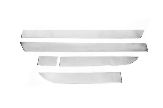 Door Mouldings Carmos (5 pcs, Stainless Steel) for Ford Custom 2013-2022 - image 2