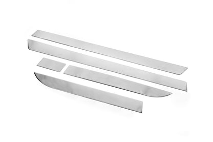 Door Mouldings Carmos (5 pcs, Stainless Steel) for Ford Custom 2013-2022 - image 4