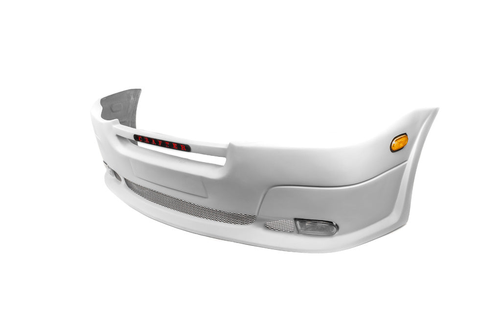 Front bumper lip with 2 headlight cutouts (primed for painting) for Volkswagen Crafter 2006-2016 - image 4