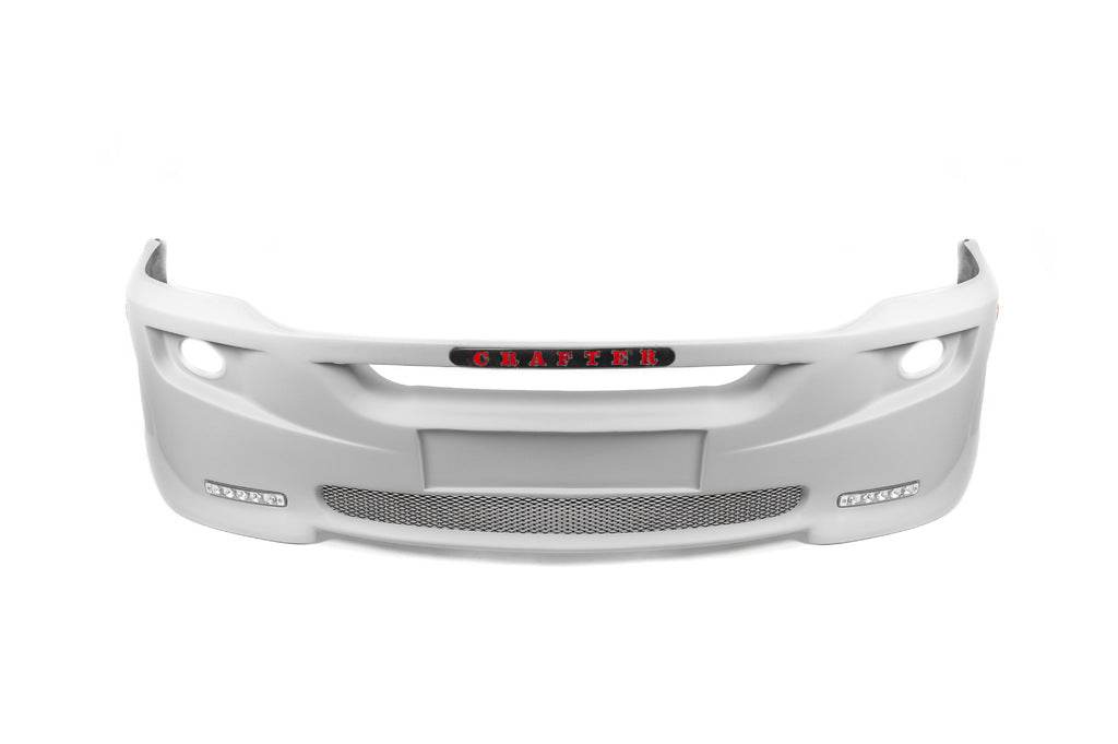 Front bumper 2012↗ (LED, for painting) for Volkswagen Crafter 2006-2016 - Reelken Auto