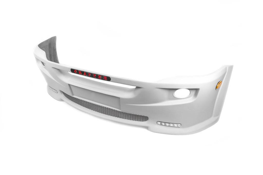 Front bumper 2012↗ (LED, for painting) for Volkswagen Crafter 2006-2016 - Reelken Auto