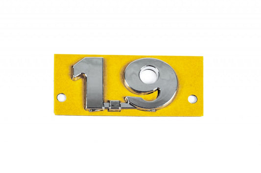 Badge 1.9 (48mm x 25mm) for Volkswagen Sharan 1995-2010 - image 1