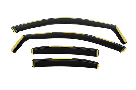 In-Channel Wind Deflectors Niken Luxury (4 pcs) for Mercedes C-сlass W205 2014-2021 - image 2