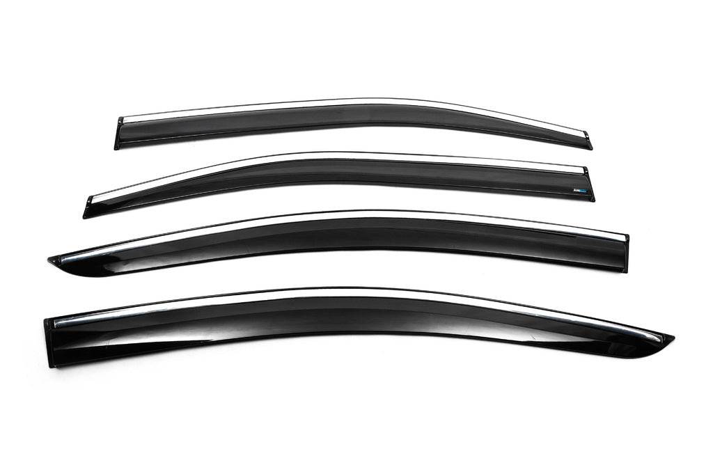 Windshields with chrome (4 pcs, Sunplex Chrome) for Toyota Corolla 2019↗︎ - Reelken Auto
