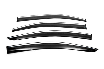 Windshields with chrome (4 pcs, Sunplex Chrome) for Toyota Corolla 2019↗︎ - Reelken Auto