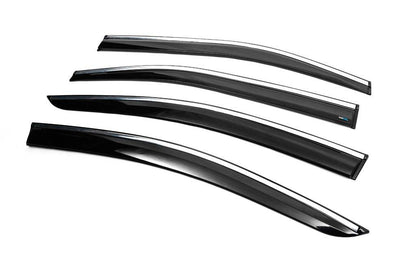 Windshields with chrome (4 pcs, Sunplex Chrome) for Toyota Corolla 2019↗︎ - Reelken Auto