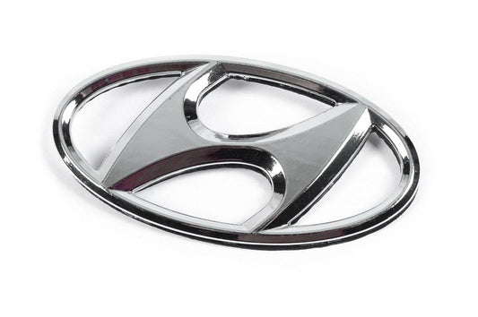 Emblem 86300-1J500 (125 mm by 65 mm) for Hyundai I-20 2008-2012 - Reelken Auto