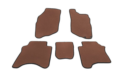EVA Floor Mats (Brown) for Honda FIT/Jazz 2002-2008 - image 1