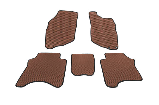 EVA Floor Mats (Brown) for Honda FIT/Jazz 2002-2008 - image 1