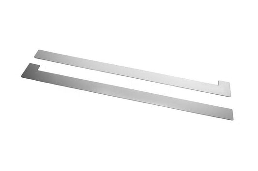 Sliding door rail molding (2 pieces, stainless steel) for Fiat Doblo II 2010-2022 - Reelken Auto