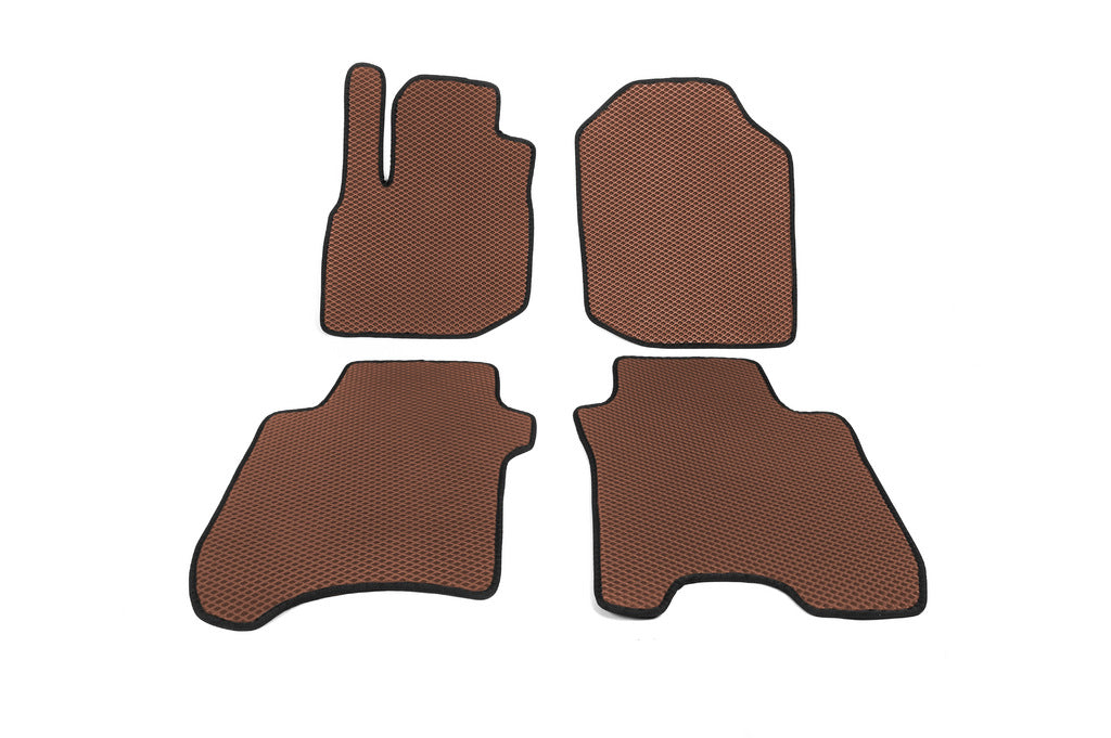 EVA Floor Mats (Brown) for Honda FIT/Jazz 2009-2013 - image 1