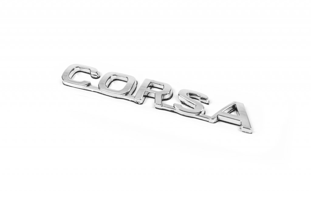 Corsa emblem 12.5cm x 2.0cm for Opel Corsa D 2007-2014 - image 2