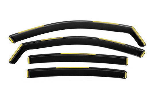 In-Channel Wind Deflectors Niken Luxury (SD, 4 pcs) for Volkswagen Passat B8 2015-2023 - image 1
