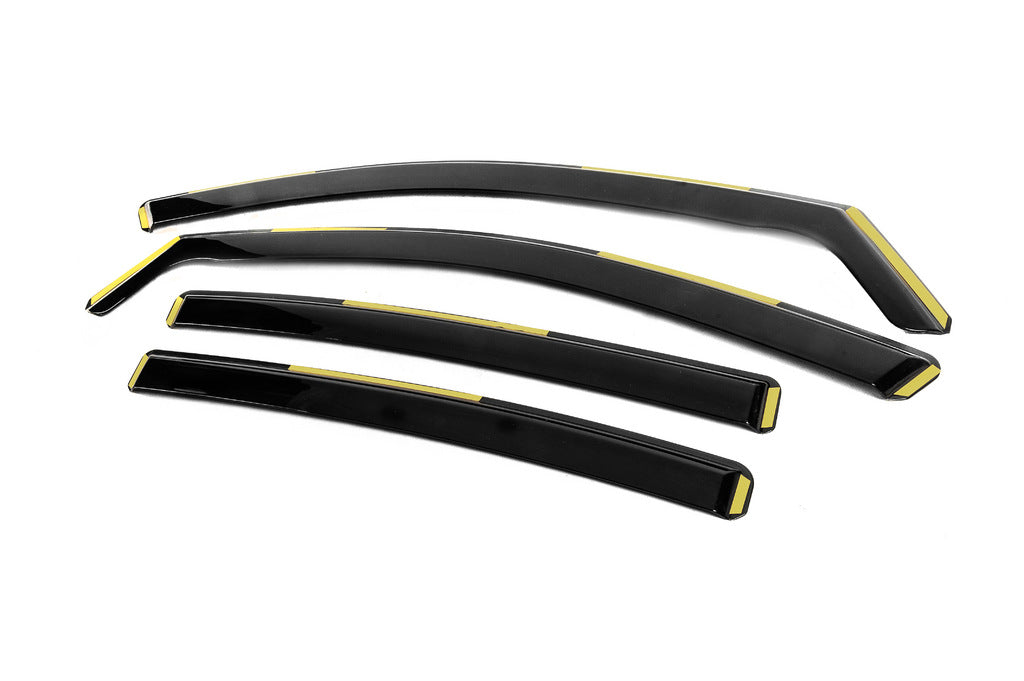 In-Channel Wind Deflectors Niken Luxury (SD, 4 pcs) for Volkswagen Passat B8 2015-2023 - image 2