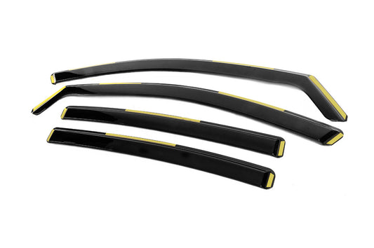 In-Channel Wind Deflectors Niken Luxury (SD, 4 pcs) for Volkswagen Passat B8 2015-2023 - image 2