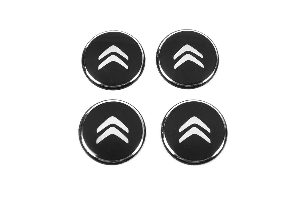 Stickers for wheel center caps 54mm ctr54 (4pcs) for Citroen - image 1