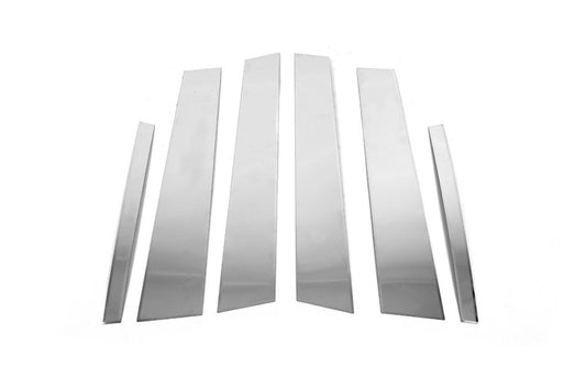 Pads on the door pillar (stainless) for BMW 3 series E-90/91/92/93 2005-2011 - image 2