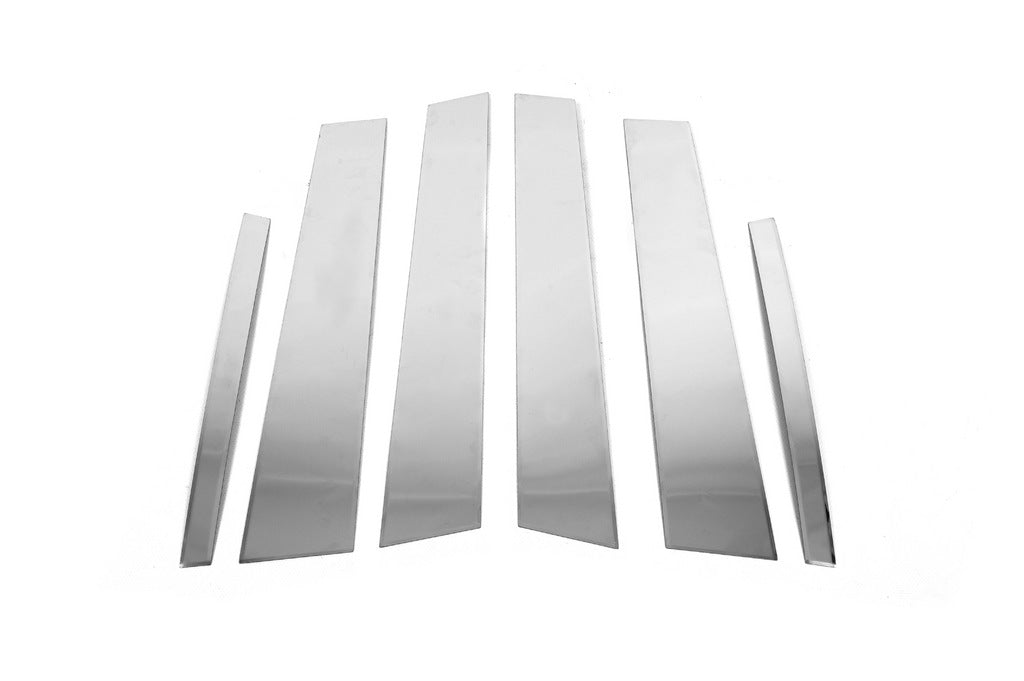 Stainless Steel Door Pillar Covers for BMW 3 Series E90/E91 2005-2011 - image 2
