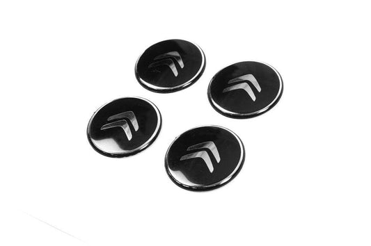 Stickers for caps 54mm ctr54 (4pcs) for Citroen - Reelken Auto