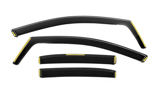 In-Channel Wind Deflectors Niken Luxury (SD, 4 pcs) for Toyota Corolla 2019- - image 1