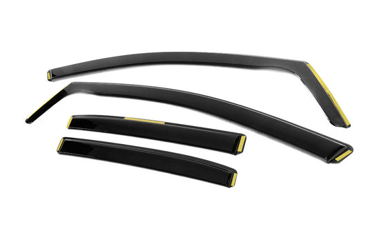 In-Channel Wind Deflectors Niken Luxury (SD, 4 pcs) for Toyota Corolla 2019- - image 2