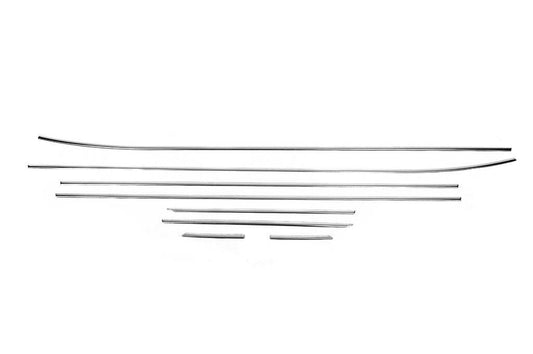 Molding the side windows (SW, stainless) for Hyundai I-30 2012-2017 - Reelken Auto