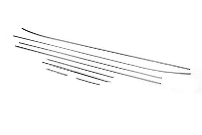 Molding the side windows (SW, stainless) for Hyundai I-30 2012-2017 - Reelken Auto
