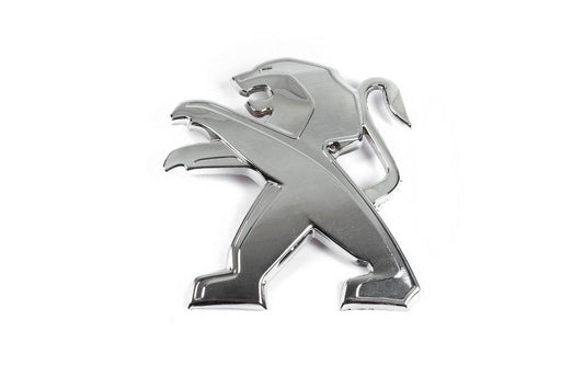 Front badge 9673874777 (87mm by 85mm) for Peugeot 207 - Reelken Auto