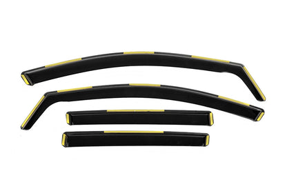 In-Channel Wind Deflectors Niken Luxury (HB, 4 pcs) for Volkswagen Golf 8 2019- - image 1