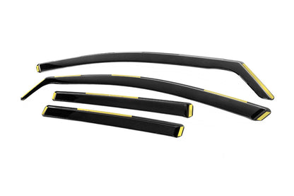 In-Channel Wind Deflectors Niken Luxury (HB, 4 pcs) for Volkswagen Golf 8 2019- - image 2