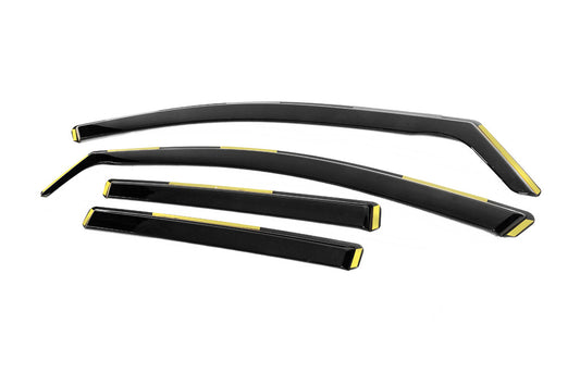 In-Channel Wind Deflectors Niken Luxury (HB, 4 pcs) for Volkswagen Golf 8 2019- - image 2